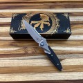 Microtech Socom Bravo Mini Drop Point Bead Blast Titanium CF