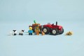 Lego Red Farm Tractor with Trailer and Sheep 60461