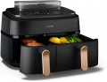 Philips 5000 Series Steam Airfryer Dual Basket NA552/00