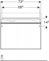 Geberit Citterio 75 500557JI1