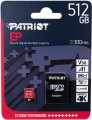 Упаковка Patriot Memory EP microSDXC V30 A1 512Gb