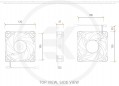 EKWB EK-Loop Fan FPT 120 D-RGB - White (550-2300rpm)