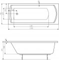 Roca Linea XL 170x75 A24T055000