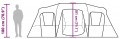 VidaXL Tunneltent 16 WP