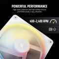 Corsair iCUE LINK LX120-R RGB PWM Reverse White
