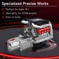 Mould King Car V8 Engine and Transmission 10203