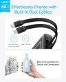 ANKER Zolo 10000 Built-In USB-C+Lightning Cable