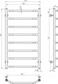 UNIO Skoba E R 500x900 000030464