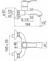 Nobili Rubinetterie Sofi SI98110-1-CR