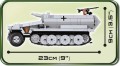 COBI Sd.Kfz. 251/9 Ausf.C Stummel 2472