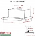 Perfelli TL 6212 C S/I 650 LED нержавеющая сталь