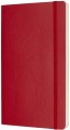 Moleskine Squared Notebook Large Soft Red