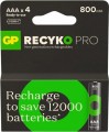 GP Recyko 4xAAA 800 mAh
