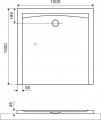 Excellent Forma X 100x100 BREX.1402.100.100.WHN