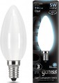 Gauss LED C35 5W 4100K E14 103201205