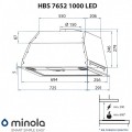 Minola HBS 7652 BL 1000 LED