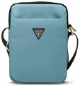 GUESS Tablet Bag with Triangle Metal Logo 10