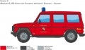 ITALERI Mercedes Benz G230 Feuerwehr (1:24)