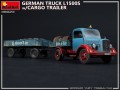 MiniArt German Truck L1500s w/Cargo Trailer (1:35)