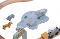 FreeOn Free2Play Wooden Railroad with Wagons and Animal Frie
