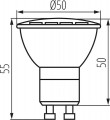 Kanlux LED PAR16 9W 4000K GU10
