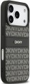 DKNY Repeat Texture Pattern with Tonal Stripe for iPhone 17