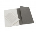 Set of 3 Plain Cahier Journals Pocket Pebble Grey