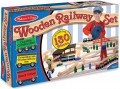 Автотрек / железная дорога Melissa&Doug Wooden Railway Set