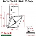 Perfelli DNS 67143 B 1100 BL LED Strip черный