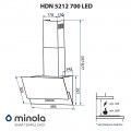 Minola HDN 5212 BL 700 LED