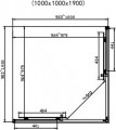 Dusel EF-184B 90x90