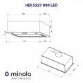 Minola HBI 5327 GR 800 LED