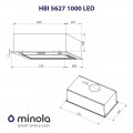 Minola HBI 5627 BL 1000 LED