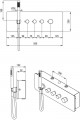 Deante Slim Line System NAC 09LT