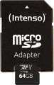Intenso microSDXC Card UHS-I Premium 64Gb