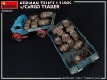 MiniArt German Truck L1500s w/Cargo Trailer (1:35)