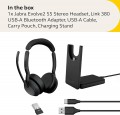 Jabra Evolve2 55 Link380a MS Stereo with Charging Stand