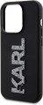 Karl Lagerfeld 3D Rubber Glitter Logo for iPhone 15 Pro Max