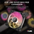 Corsair iCUE LINK RX120 MAX RGB PWM Black