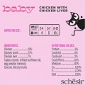 Schesir Baby Chicken/Chicken Liver Pouch 70 g