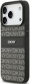 DKNY Repeat Texture Pattern with Tonal Stripe for iPhone 17