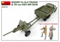 MiniArt Soviet 2T 6x4 Truck and 76-mm USV-BR Gun (1:35)