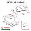 Perfelli BISP 6873 BL LED Strip GLASS