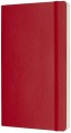 Moleskine Plain Notebook Large Soft Red