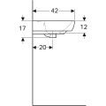 Geberit Selnova Square 50 500.310.01.1