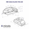 Minola HBI 52622 BL GLASS 700 LED