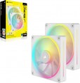 Corsair iCUE LINK LX140 RGB PWM White Dual Pack