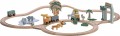 FreeOn Free2Play Wooden Railroad with Wagons and Animal Frie