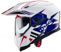 Caberg XTrace Lux D6 White-Red-Blue