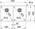 Franke Box BXX 220/120-34-34